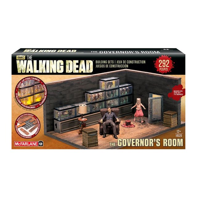 Set de Construcción McFarlane Toys The Walking Dead Habitación del Gobernador 292 Piezas