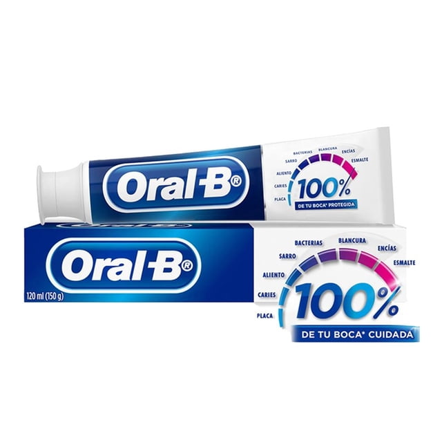 Pasta dental Oral-B 1 menta refrescante con flúor 120 ml