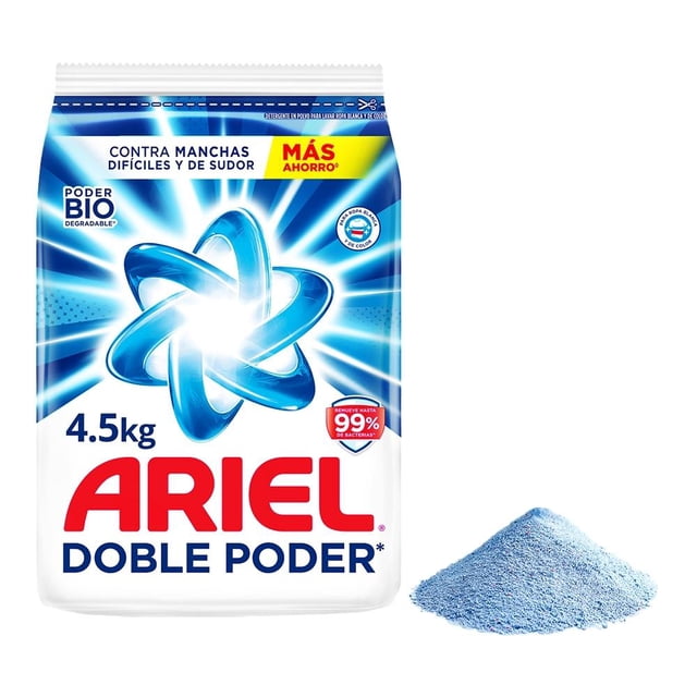 Detergente en polvo Ariel Doble poder 4.5 kg