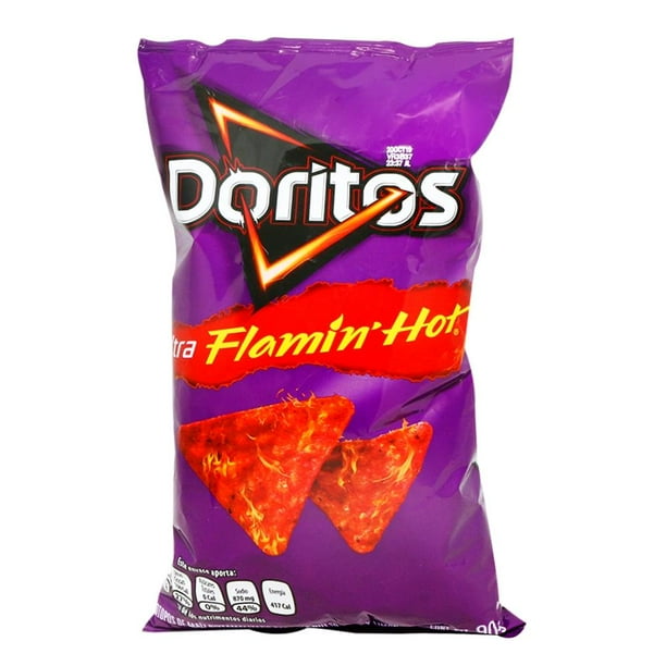 Doritos Xtra Flaming Hot sabor queso, chile y limón 90 g
