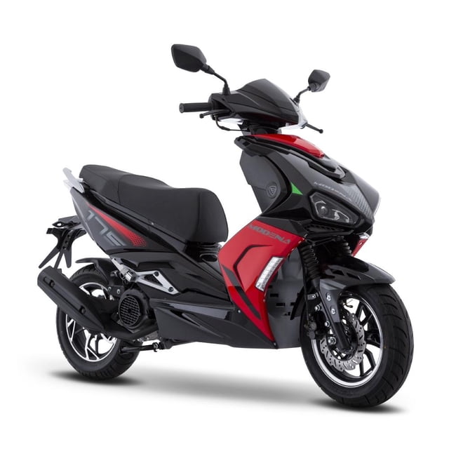 Motoneta Italika MODENA175 Negro Rojo