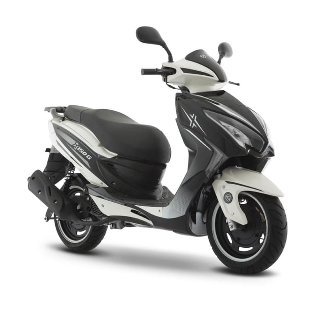 Motoneta Italika X150G Negro Blanco