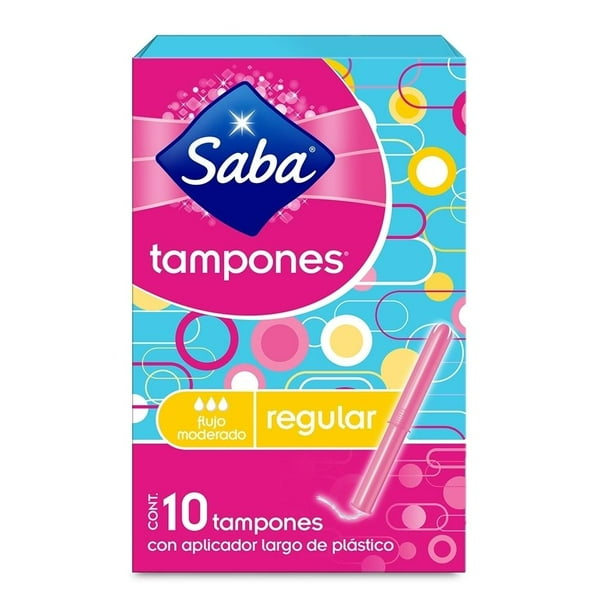 Tampones Saba Estilos flujo moderado 10 pzas