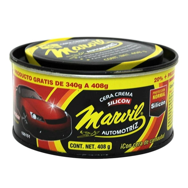 Cera Crema Silicón Marvil Automotriz 408 gr