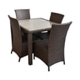 thumbnail image 1 of Comedor de Madera y Ratán Bek Tobago para 4 personas, 1 of 3