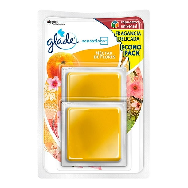 Repuesto de aromatizante ambiental Glade Sensations néctar de flores en gel 2 pzas 8 g c/u