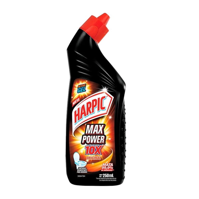 Limpiador desinfectante para inodoro Harpic Active Gel active gel max power original 250 ml