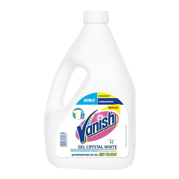 Quitamanchas para ropa Vanish Crystal White en gel 4 l