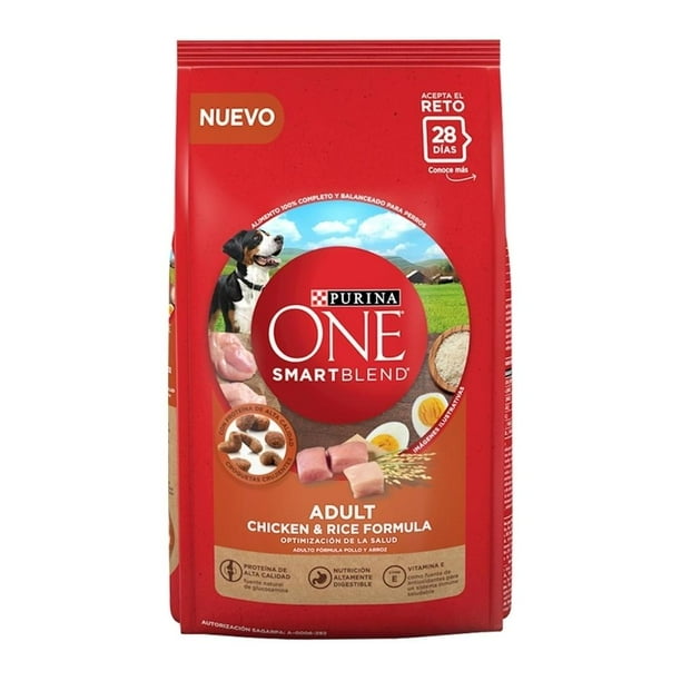 Alimento para Perro One Smart Blend Adulto Sabor Pollo y Fórmula de Arroz 1.8 kg