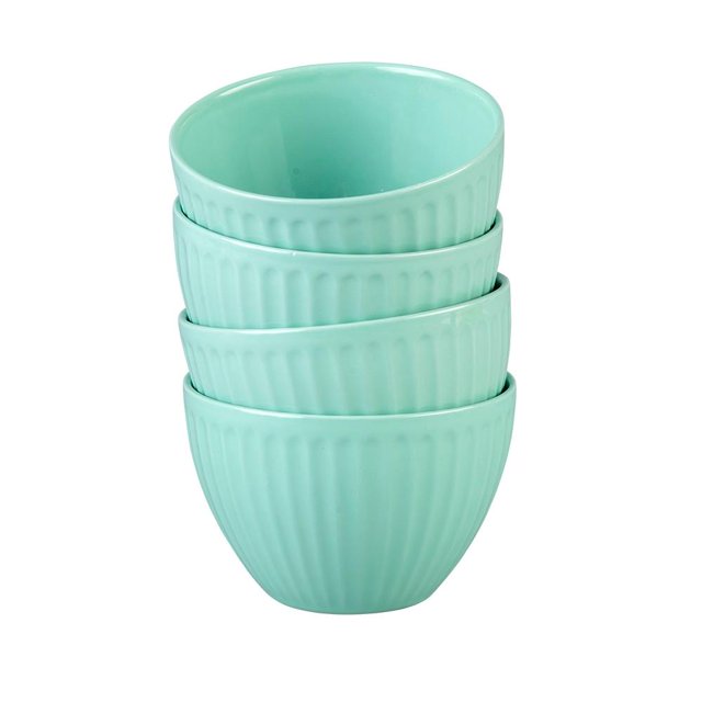 Tazón, botanero Santa Anita 4 piezas Menta
