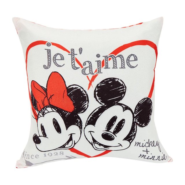 Cojín Providencia Mickey & Minnie Enamorados 0.45 x 0.45 m