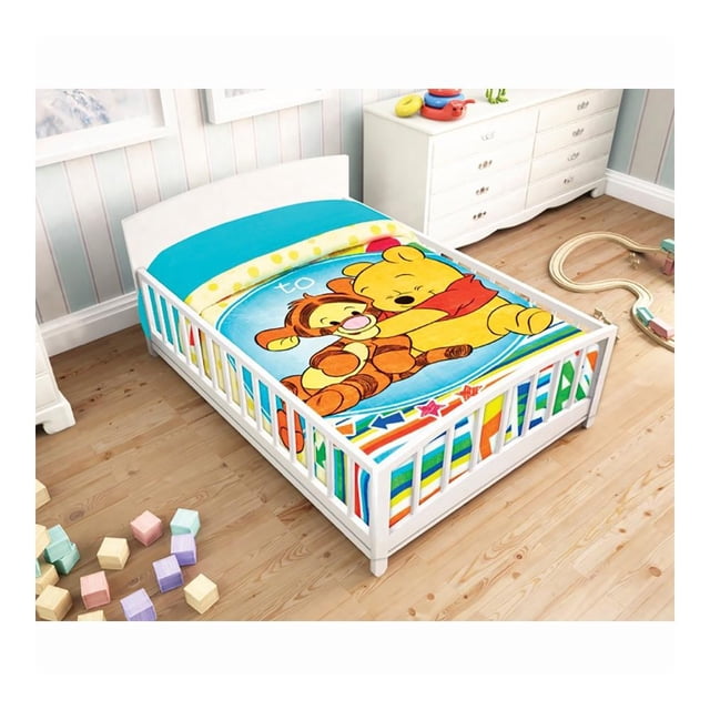 Cobertor Cunero Providencia Super Serenity Winnie Pooh y Tigger Multicolor