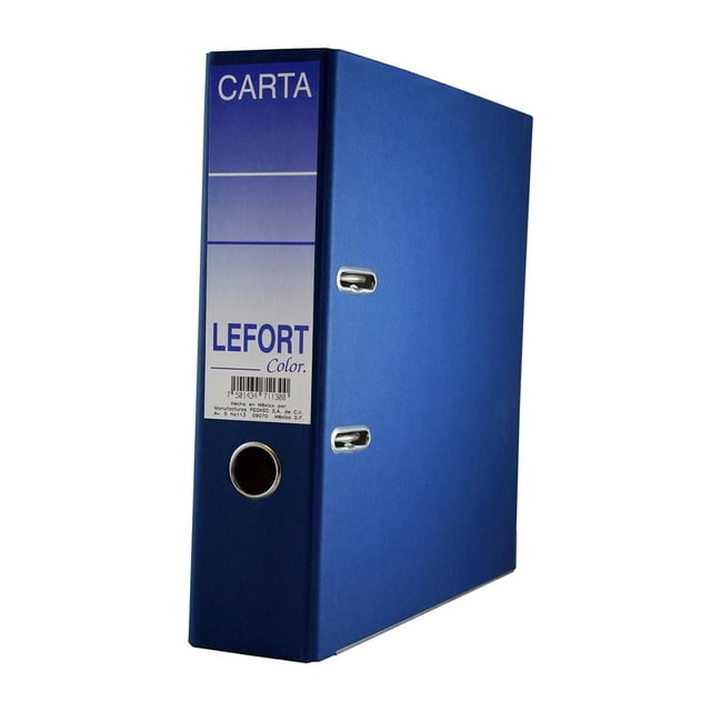 Carpeta Tamaño Carta Lefort Azul