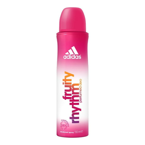 Desodorante Adidas fruity rhythm en aerosol para dama 150 ml
