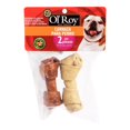 thumbnail image 1 of Paquete de 2 Carnazas para Perro Ol Roy en Forma de Hueso Sabor Pollo y Res Raza Mediana, 1 of 1