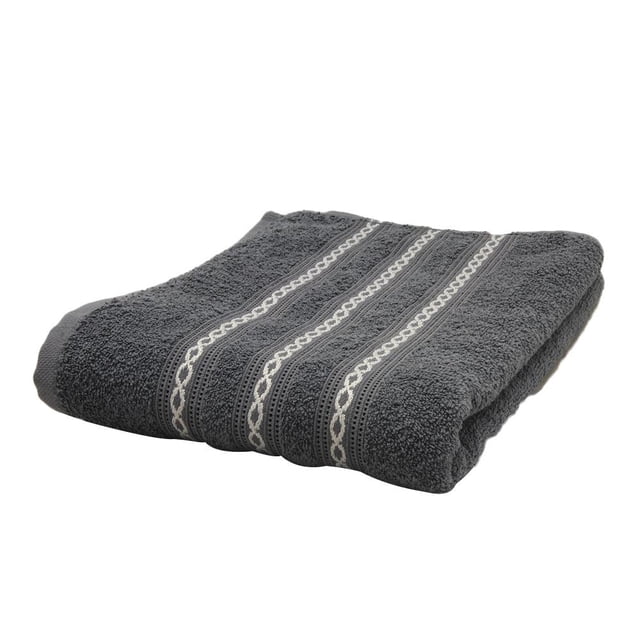 Toalla Medio Baño Hometrends Gris 84x150 cm