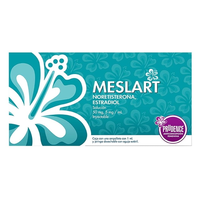 Anticonceptivo Inyectable Prudence Hormonal Meslart 6 piezas