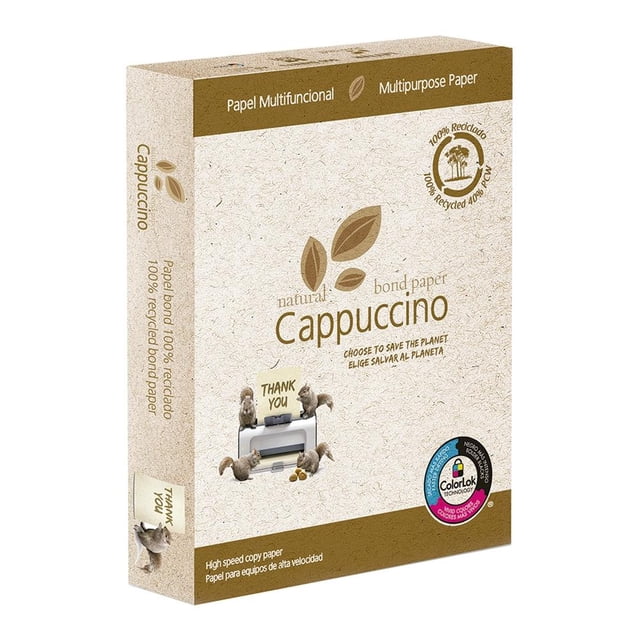 Papel Reciclado Tamaño Carta COPAMEX Cappuccino
