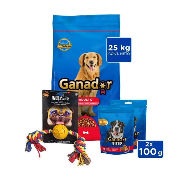 Alimento para perros Ganador Original adulto razas medianas y grandes 25 kg bundle