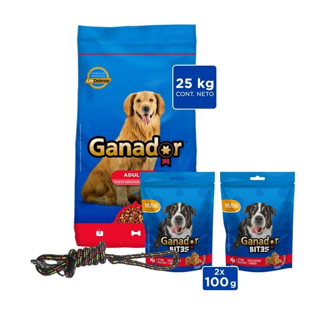 Alimento para perro Ganador Original adulto razas medianas y grandes 25 kg bundle