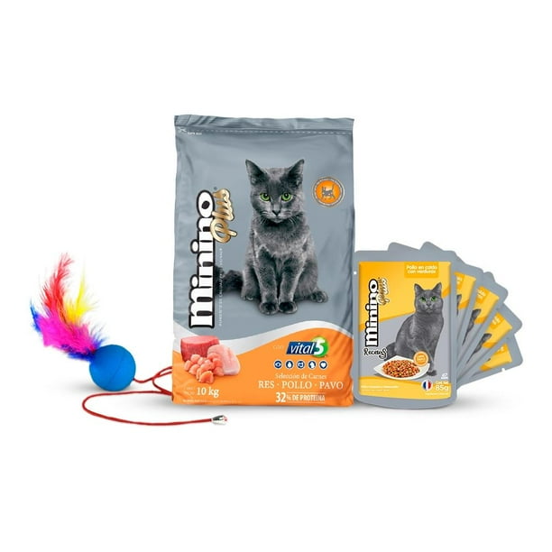 Croqueta para gato Minino Plus 10 kg bundle