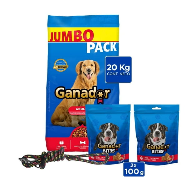 Croqueta para perros Ganador adultos razas medianas y grandes 20 kg bundle
