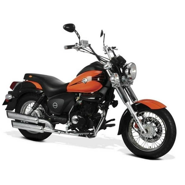 Motocicleta Italika TC 250 Naranja con Negro 2017
