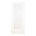 thumbnail image 1 of Puerta Mimsa Panel Lisa de Acero con 15 Luces Color Arena 90x213, 1 of 3