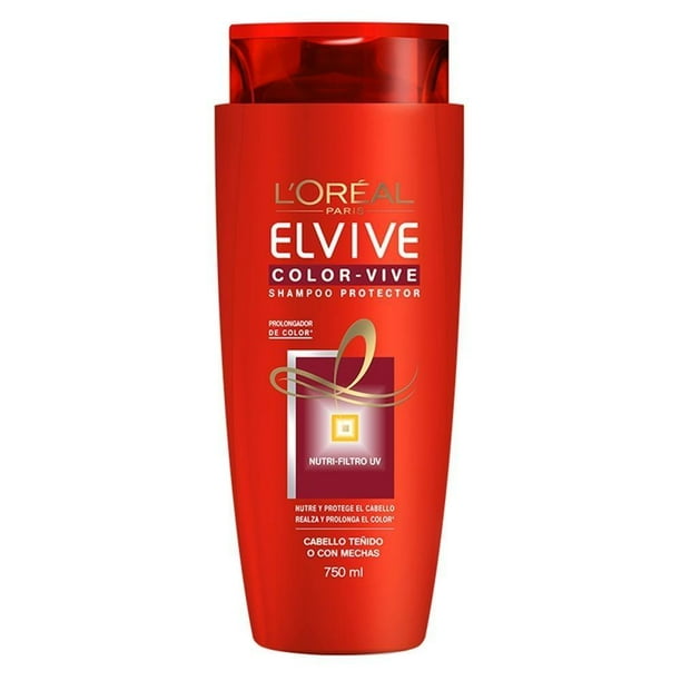 Shampoo L'Oréal Paris Elvive color vive cabello teñido o con mechas 750 ml