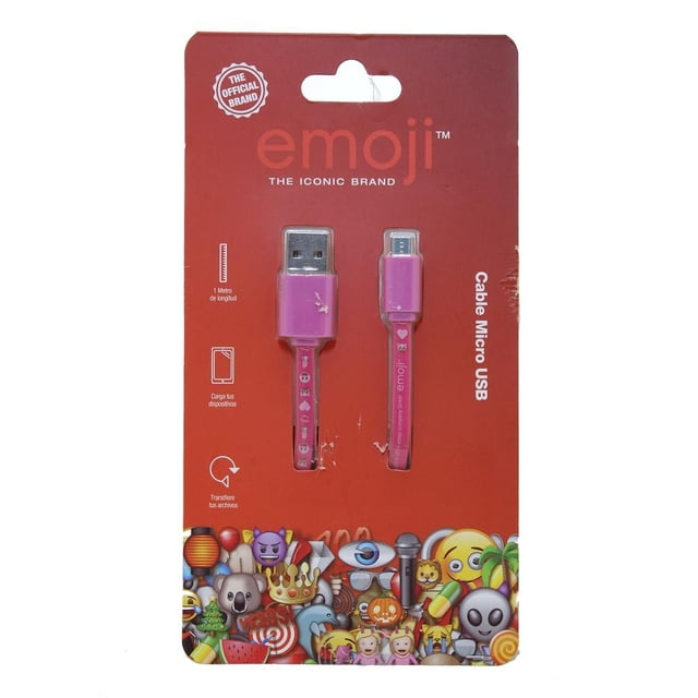 Cable Micro USB Emoji