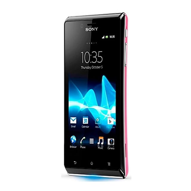 Sony Telefono Rosa Smartphone Sony Xperia J 4GB Rosa Telcel R.9 | Walmart en línea
