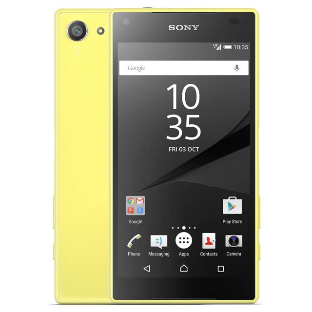 Smartphone Sony Xperia Z5 Compact 32 GB Amarillo 4G LTE Telcel R.9