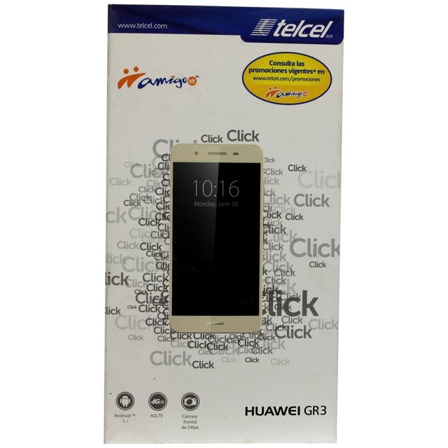 Smartphone Huawei Gr3 16GB Dorado Telcel