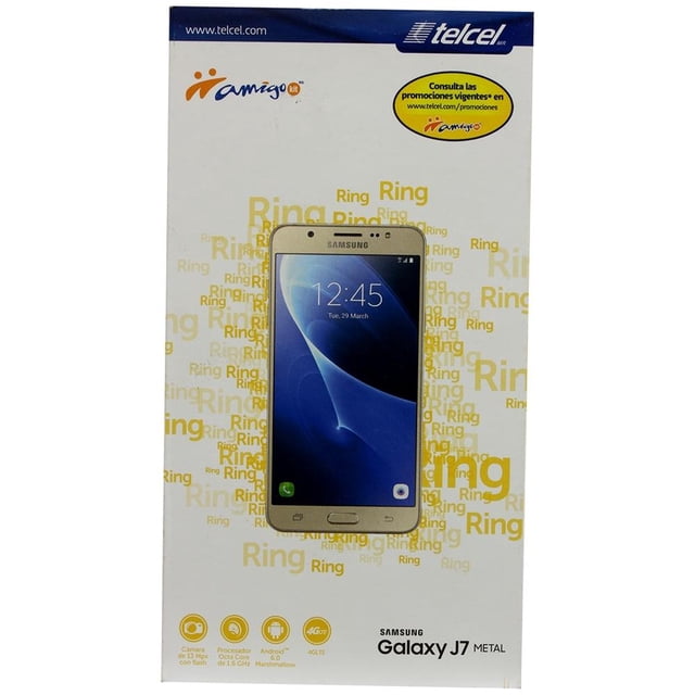 Smartphone Samsung Galaxy J7 Metal 16GB Dorado Telcel
