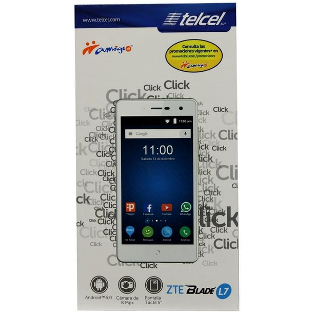 Smartphone ZTE Blade L7 8GB Dorado Telcel
