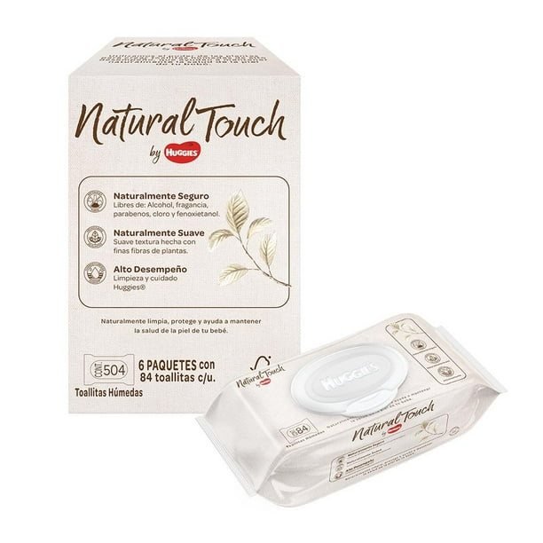 Toallitas Húmedas Natural Touch By Huggies 504 piezas