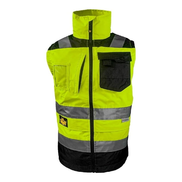 Chaleco Berserker Amarillo alta visibilidad talla XG