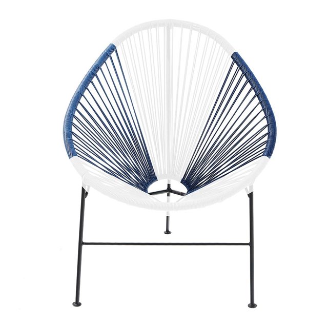 Silla Acapulco Mainstays Base Metal Azul