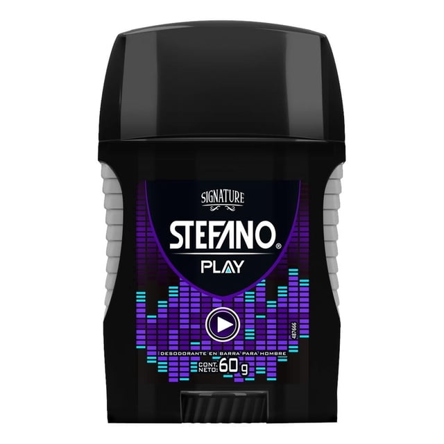 Desodorante Stefano play en barra para caballero 60 g