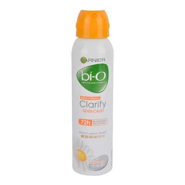 Antitranspirante Garnier Bí O clarify sensi-calm en aerosol 150 ml
