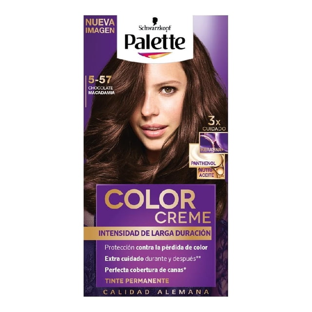 Tinte para cabello Palette color creme 5-57 chocolate macadamia