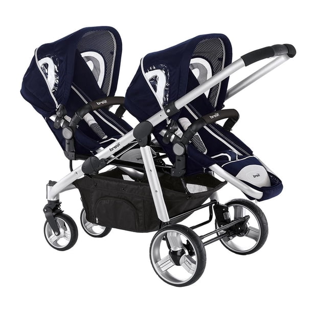 Carriola Doble Brevi Ovo Twin Azul