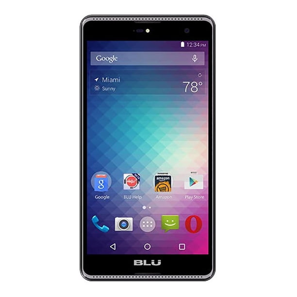 Smartphone Blu Grand 5.5 HD 8 GB Gris Desbloqueado