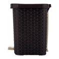 thumbnail image 3 of Bote de Basura Hometrends Ratán con Pedal Café, 3 of 4