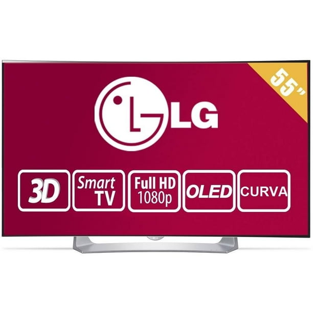 TV LG 55 Pulgadas Curva 1080p Full HD Smart TV 3D OLED