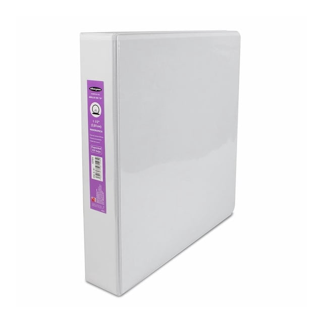Carpeta Wilson Jones Blanco de 1.5 Pulgadas con 24 Piezas