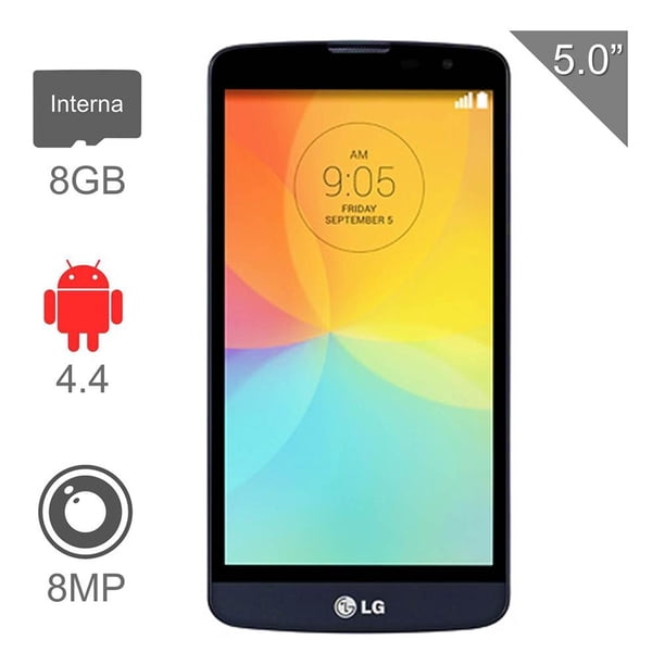 Smartphone LG L80 Bello Plus Negro Iusacell