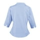 thumbnail image 2 of Premier- Camisa lisa de manga 3/4 (Azul medio) Premier UTRW1093_midblue, 2 of 2