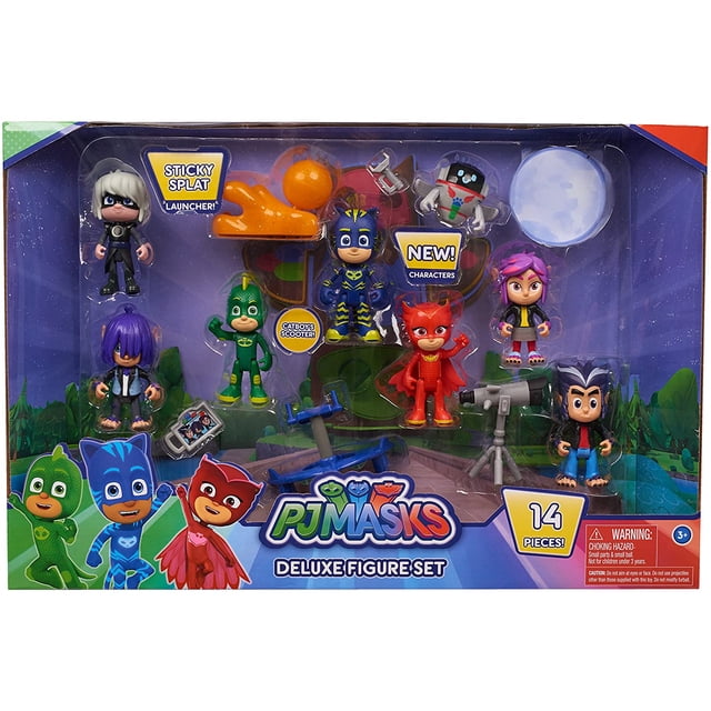 Set de Figuras de Lujo PJ Masks 16 Piezas