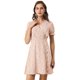 thumbnail image 1 of Allegra K Vestido Floral Acampanado Ajustado Manga De Soplo Botón De Decoración Cuello V Para Mujer Unique Bargains body, 1 of 6